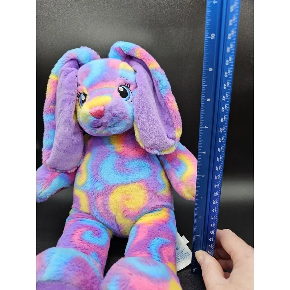 Build A Bear 2016 Tye Dye Bunny Plush Easter Birthday Holiday Floppy Ears‎